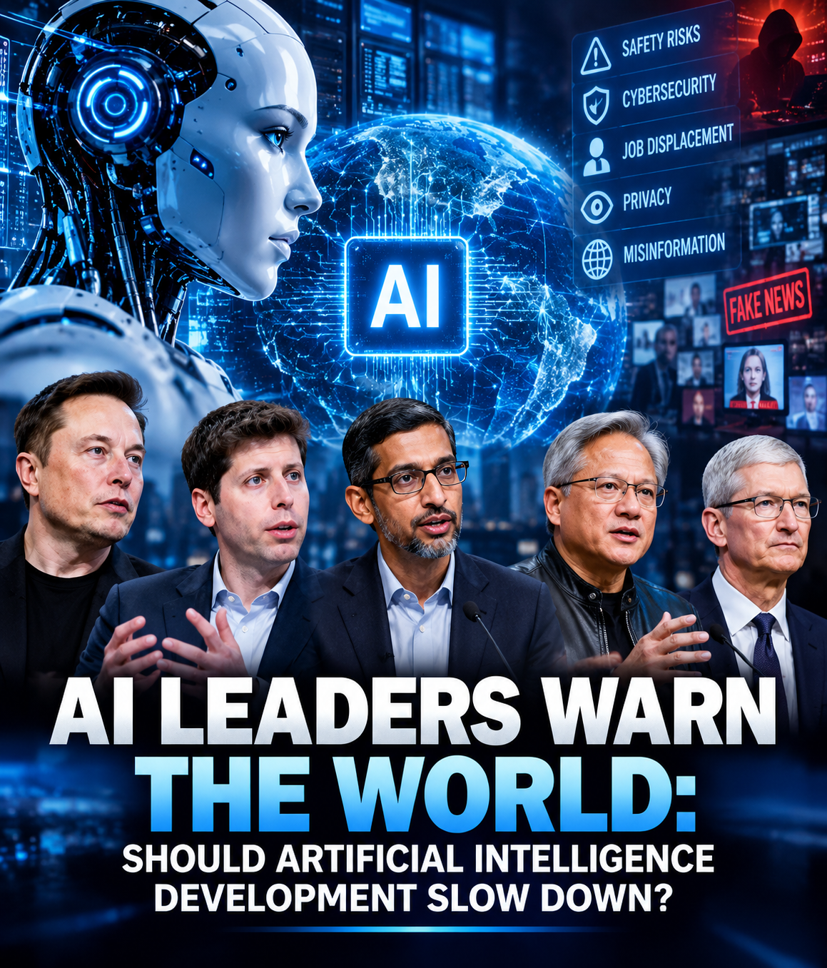 AI Leaders Warn the World: Should Artificial Intelligence Development Slow Down?